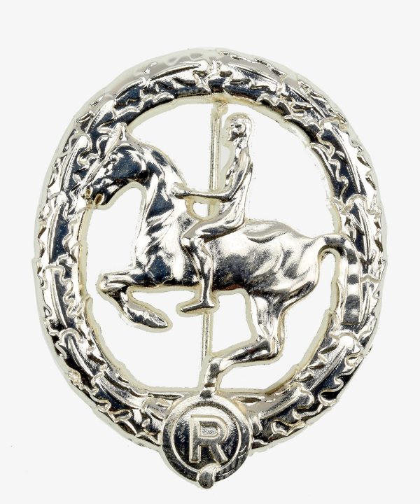German Rider Badge 2nd Class Silver 1930